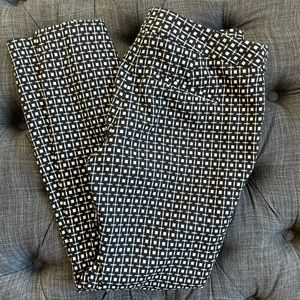 Express Mid-rise Columnist Ankle Pant